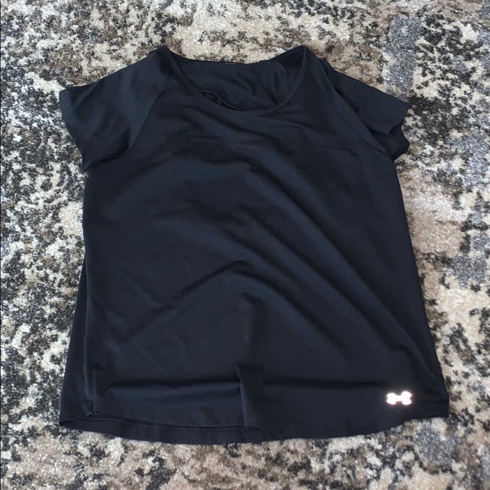 UA open back tee
